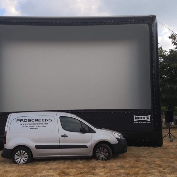 inflatable screen hire