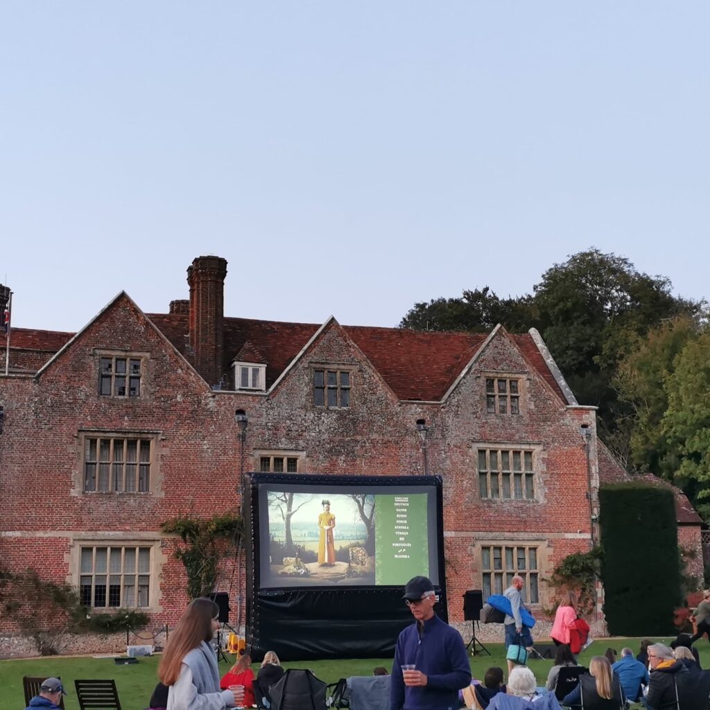 Outside Projection Screens Hire